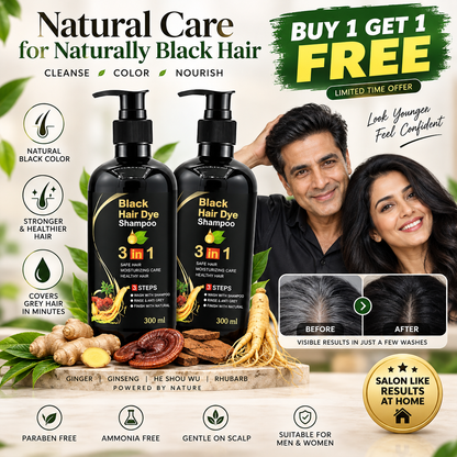 Instant Hair Dye Shampoo for Women & Men ( BUY 1 GET 1 Free )