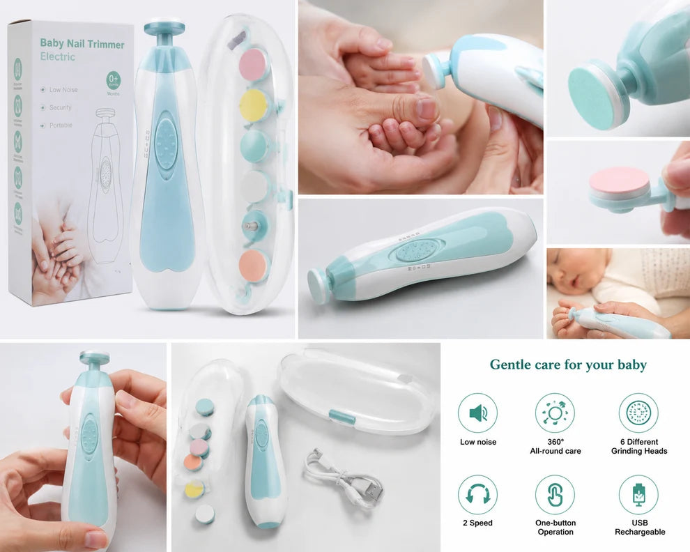 BabySoft™ Rechargeable Gentle Baby Nail Trimmer