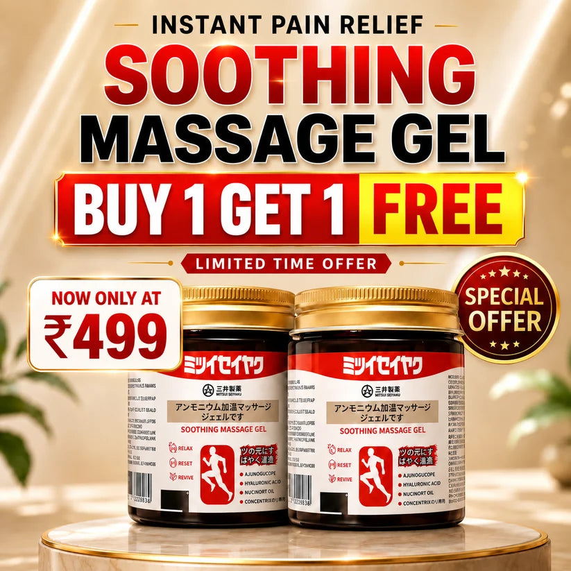Japanese Instant Joint & Muscle Pain Relief Massage Gel | BUY 1 GET 1 FREE
