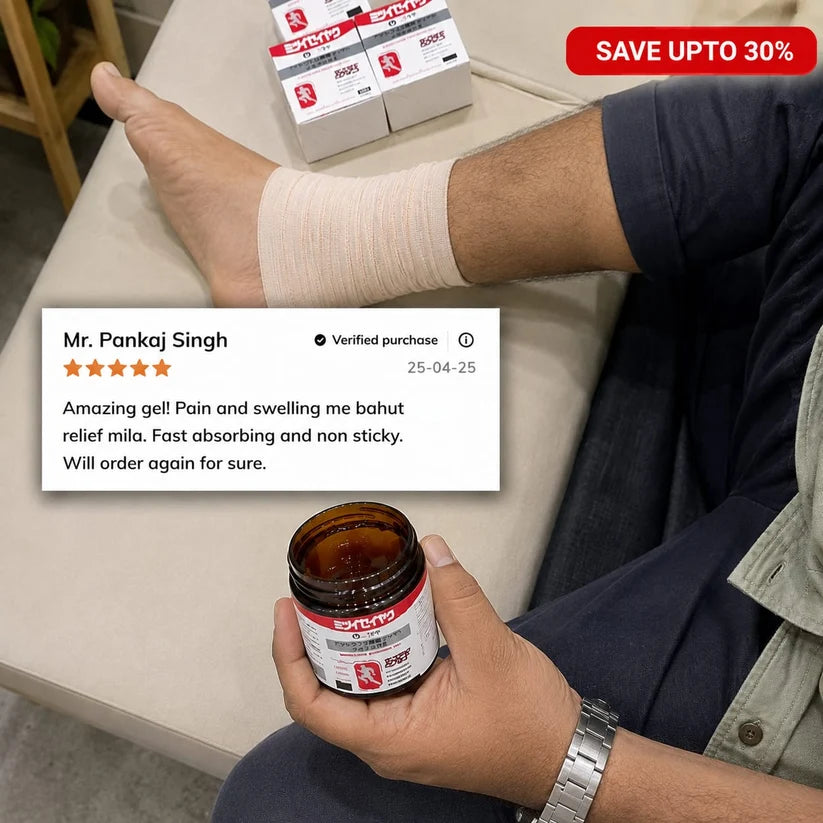 Japanese Instant Joint & Muscle Pain Relief Massage Gel | BUY 1 GET 1 FREE