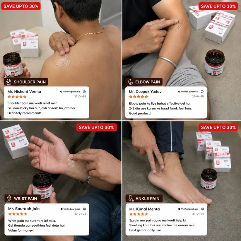 Japanese Instant Joint & Muscle Pain Relief Massage Gel | BUY 1 GET 1 FREE
