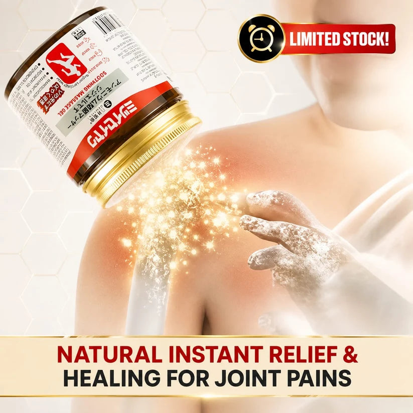 Japanese Instant Joint & Muscle Pain Relief Massage Gel | BUY 1 GET 1 FREE