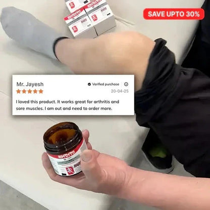 Japanese Instant Joint & Muscle Pain Relief Massage Gel | BUY 1 GET 1 FREE