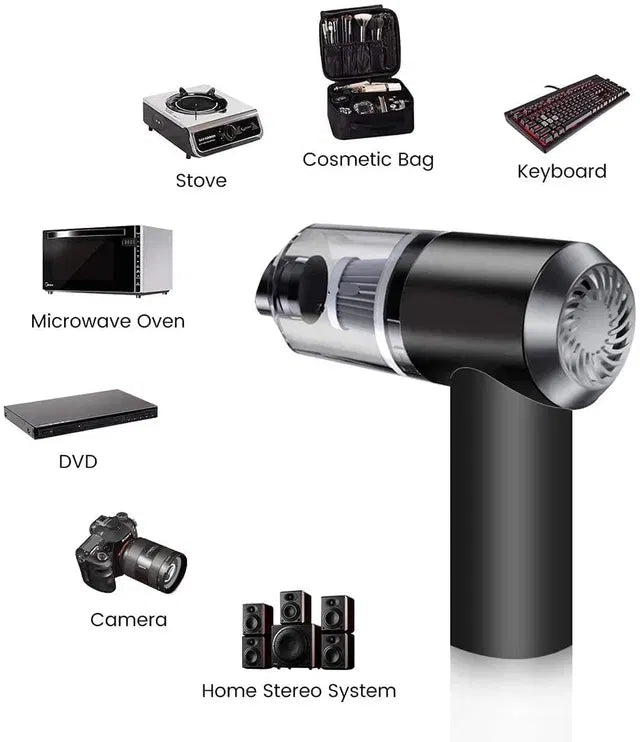 Cordless Air Duster — Rechargeable Blower for Car & Desk