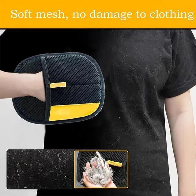 Pet Hair Removal Glove — Grooming & Deshedding Mitt